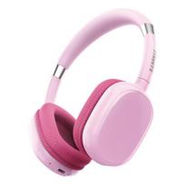 Vaikiškos „Bluetooth“ ausinės STREETZ pliušinės, mikrofonas, rožinės BT20-PNK / 6612133