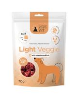 PAKA ZWIERZAKA PEPE Vet Funkciniai užkandžiai Light Veggie 70g vegetariški užkandžiai šunims