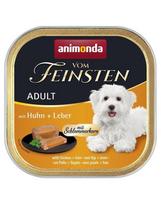ANIMONDA Vom Feinsten Gourmet centre Adult z kurczakiem i wątróbką 12x150g pasztet dla psów