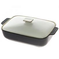 Keramikinis kepimo indas Maku, juoda sp., 37 cm x 22 cm, 3 l