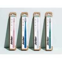 Jordan Ypač minkštas dantų šepetėlis Green Clean Ultrasoft Toothbrush Dark Green