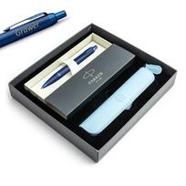 Parker IM Monochrome Blue rašiklis su graviravimu / dėklas / dovanų rinkinys