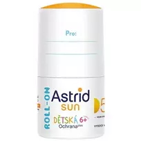 Astrid Kids Sun Roll-on SPF 50+ – Vaikams skirtas saulės kremas, 50 ml