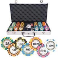 Pokerio žetonų rinkinys Monte Carlo (300 žetonų)