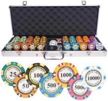 Pokerio žetonų rinkinys Monte Carlo (500 žetonų)