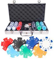 Pokerio žetonų rinkinys The Dice (300 žetonų)