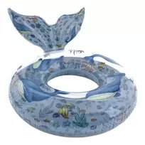 Little Dutch didelis plaukimo ratas su banginio uodega Ocean World 90 cm