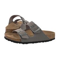 Birkenstock Arizona BS Concrete Gray Vegan 1030572 (BK162-c) Moteriški batai/šlepetės