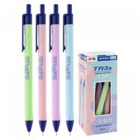 Tušinukas automatinis Semi-Gel M-G, mėlynas rašalas, 0,7mm
