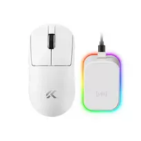 MCHOSE A7 V2 Pro+ Wireless Belaidė Žaidimų Pelė | Baltas
