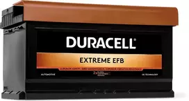 Akumuliatorius Duracell Extreme EFB 75Ah 730A 12V žemas