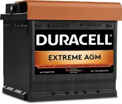 Akumuliatorius AGM Duracell Extreme 50Ah 540A 12V Start Stop
