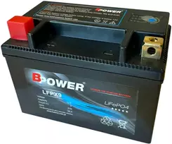 Bpower Akumuliatorius motociklui LiFePO4 3Ah 210A 12,8V YTX9BS Ličio