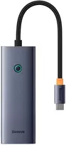 Baseus UltraJoy Series 5w1 USB-C | 1x HDMI4K@30Hz | 4x USB-A 3.0 pilka