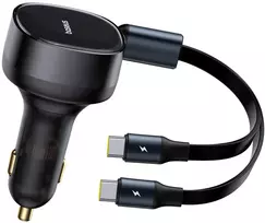 Baseus Enjoyment 33W 2w1 2x USB-C - juoda