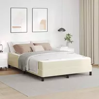 Lova Lovos rėmas su čiužiniu Kreminė 160 x 200 cm audinys