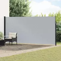 Ištraukiama šoninė užuolaida Pilka 500 x 220 cm Poliesteris
