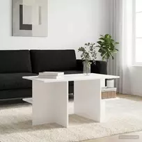 Kavos staliukas Balta 87 x 50 x 45 cm Dirbtinė mediena