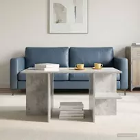Kavos staliukas Betono pilka 87 x 50 x 45 cm Dirbtinė mediena
