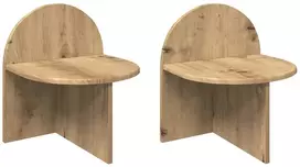 Naktinis staliukas 2 pcs Artisano ąžuolo 40 x 35,5 x 45,5 cm