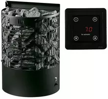 Elektrinė pirties krosnelė - MONDEX TENO E2, juoda 9 kW