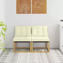 2 Vienetas Lauko Vidurinis Sofa