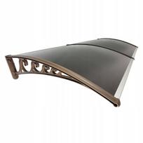 Stogelis virš durų Metal-gum, 240x100 cm, rudas