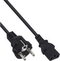 Maitinimo laidas InLine INLINE BULK 45 vienetų maitinimo laidas su įžeminimu tiesus su C13 kištuku 1m Black | B-16651D | 4043718342495