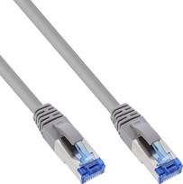 INLINE BULK 150 vnt. S-FTP PiMf Cat.6A 500MHz halogenų neturintis varinis pilkas 0,3m tinklo kabelis | B-76833 | 4043718331406