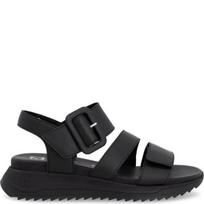 RIEKER Basutės moterims, Juoda, Sandals