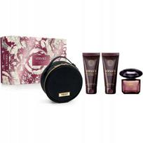 Versace komplektas Crystal Noir edp 90ml + kūno losjonas 100ml + dušo želė 100ml + kosmetinė | 8011003902866 | 8011003902866