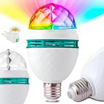 Sukanti E27 disko lempa su lizdo adapteriu – 3 W RGB LED