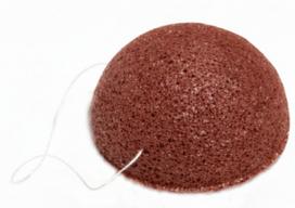 Veido valymo kempinė Ella Bache Cleansing Konjac Sponge Red Clay, ruda sp.