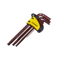 Šešiakampiai raktai CROWNMAN 0440329 (9 vnt., 1.5-10 mm, ilgi)