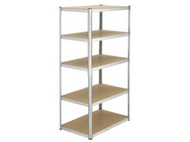 Metalinis sandėliavimo lentynų stelažas 222x90x40 cm – iki 750 kg