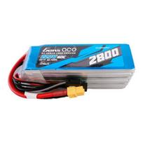Gens ace G-Tech 2800mAh 22.2V 60C 6S1P Lipo akumuliatorius su XT60 jungtimi