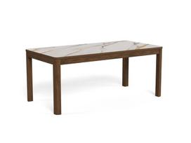 Valgomojo stalas Southampton, 180x90x75 cm, rudas