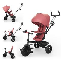 Daugiapakopis triratukas Kinderkraft Aston 2 Plus, rožinis