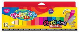 Plastilinas COLORINO 42659PTR, 18 spalvų
