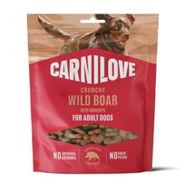 CARNILOVE Crunchy Snack Wild Boar with Rosehips skanėstai šunims 200g