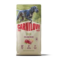 CARNILOVE TRUE FRESH Dog Duck Large Breed sausas pašaras šunims - Produkto Svoris 4kg