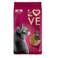 My Love visavertis sausas pašaras suaugusioms katėms su triušiena 900g