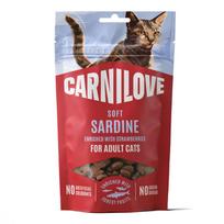 CARNILOVE Soft Snack Sardine enriched with Strawberries skanėstai katėms 50 g