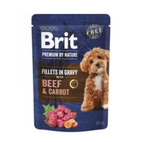 Brit Premium by Nature konservai šunims Beef&Carrot in Gravy 85 g