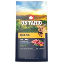 Ontario Adult Mini Lamb & Brown Rice 6,5kg sausas maistas suaugusiems mažų veislių šunims su ėriena