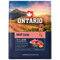 Ontario Adult Large breed Lamb – visavertis pašaras didelių veislių suaugusiems šunims su ėriena - Produkto Svoris 2.25kg