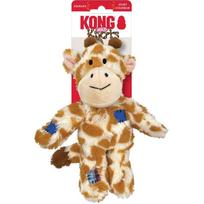 KONG Wild Knots Giraffe S / M pliušinis žaislas šunims su virve viduje