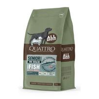 Quattro Senior Fish vyresnio amžiaus visų veislių šunims su žuvimi ir kriliu - Produkto Svoris 3kg