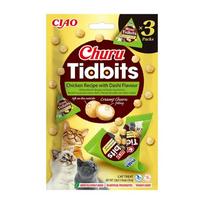 Churu Tidbits skanėstai katėms su vištiena ir Dashi sultinio skonio, 36g 3 vnt
