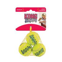 KONG AIR SQUEAKERS TENNIS BALL įv. dydžių teniso kamuoliukas šunims - Produkto Dydis XS (3vnt.)